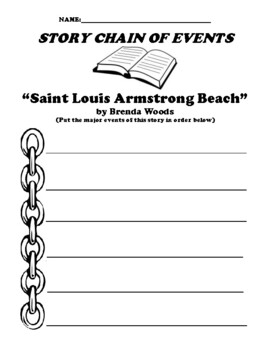 Saint Louis Armstrong Beach” by Brenda Woods READING LOG WORKSHEET