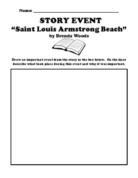 Saint Louis Armstrong Beach” by Brenda Woods EVENT DRAWING WORKSHEET