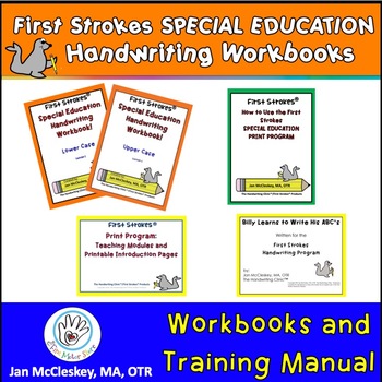 Preview of #Sale Differentiated Handwriting Curriculum for Special Education