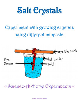 science experiments salt crystals