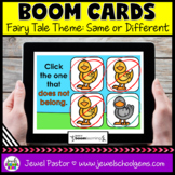  Same or Different Boom Cards™ Fairy Tale Theme Digital Activity 