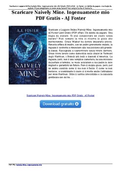 Naively Mine. Ingenuamente mio by A.J. Foster, eBook
