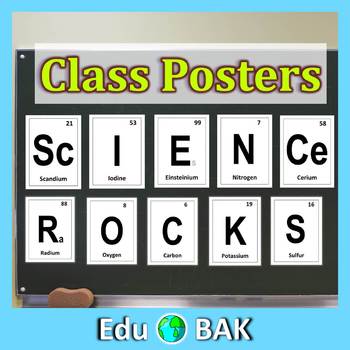Preview of „Science Rocks“ Periodic Elements Posters