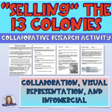 "Selling" the 13 Colonies | Group research and presentatio