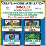 Create-A-Scene Articulation Boom Cards™ BUNDLE! -25 sounds