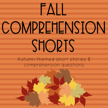 Preview of #Sep23HalfOffSpeech Fall Comprehension Shorts