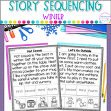 Sequencing Stories with Pictures - Winter Reading Activities