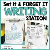 "Set it and Forget it" Year Long Writing Station for First Grade