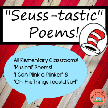 A pair of Dr. Seuss Musical Poems! JK-3! All Classrooms/ Home learning!