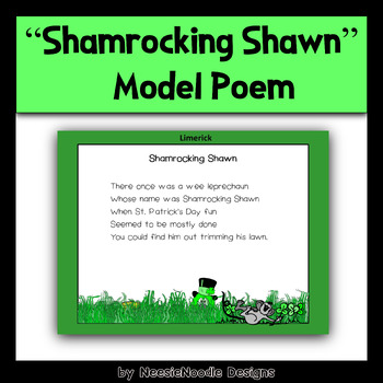 Preview of "Shamrocking Shawn" Limerick for St. Patrick's Day