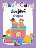 "Shapes Flash Card", "Pronunciation Card", "Thai - English