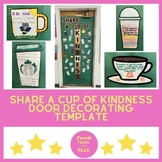 "Share a Cup of Kindness" Door Decoration Template