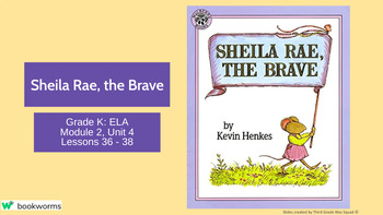Preview of "Sheila Rae, the Brave" Google Slides- Bookworms Supplement