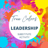 Preview of "Show me your True Colors" personality test and leadership activity