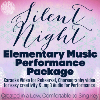 Preview of "Silent Night" Performance Package Video/Audio/Choreo Lower Key - Christmas 