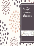 'Silly word' sheets