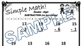 "Simple Math" - Double Digit Subtraction (no borrowing) Wo