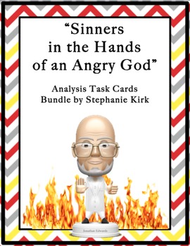 Preview of "Sinners in the Hands of an Angry God" Analysis Task Cards