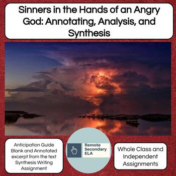Preview of "Sinners in the Hands of an Angry God" Annotations, Analysis, and Synthesis
