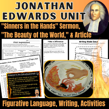 Preview of "Sinners in the Hands of an Angry God" by Jonathan Edwards Plus More