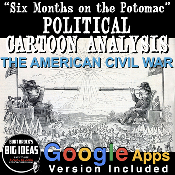 Preview of “Six Months on the Potomac” Political Cartoon Analysis + Distance Learning