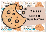 "Smart Cookie" Treat Bag Tags | Colorful Graphic Cookie Te