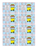 "Snack Cart" Behavior Punch Cards