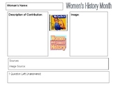 Women's History Month Graphic Organizer