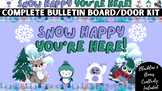 *Snow Happy You're Here Complete Bulletin Board/Door Kit W