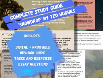 snowdrop poem ted hughes