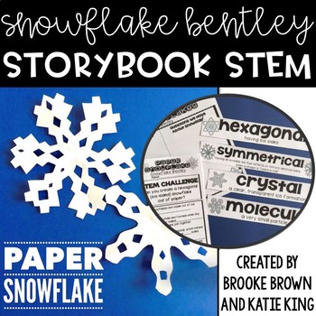Preview of {Snowflake Bentley} Storybook STEM - Winter STEM Activities and Challenges