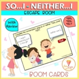 So and Neither | BOOM Cards | Escape Room