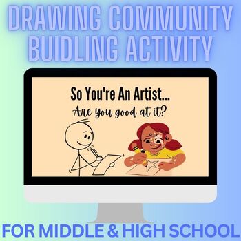 Preview of "So you're an artist?" Drawing Activity | SEL | Back to School Engaging Game