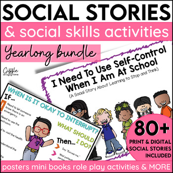 Preview of Social Stories Social Skills Activities Expected vs Unexpected Behaviors