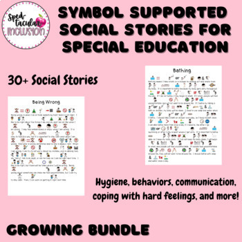 Preview of Social Stories for Middle and High School Special Education BUNDLE