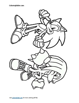 Sonic The Hedgehog Coloring Pages (PDF Download) - Coloringfolder