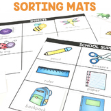 "Sorting Mats" Center - 1st Grade Literacy Centers - August