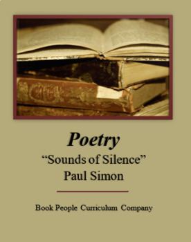 Preview of "Sounds of Silence" by Paul Simon (Poetry/Song)