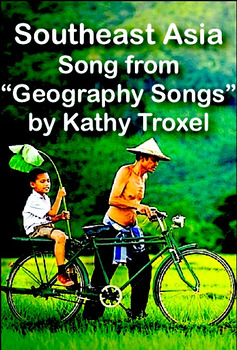 Preview of "Southeast Asia" Sing-along mp4 Video from "Geography Songs" by Kathy Troxel