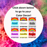 *Spanish* Rainbow Colors Decor!