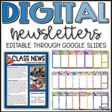#Sparkle2022 Digital Editable Classroom Newsletter
