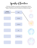 "Sparks of Emotion" 4th of July Therapy Worksheet