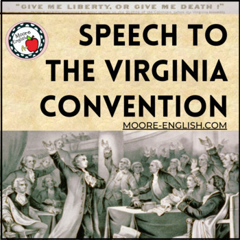Preview of "Speech at the Virginia Convention" Questions, Prompts, and SOAPSTone Analysis