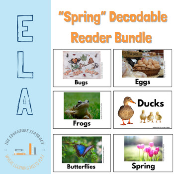 Preview of "Spring" Decodable Readers Bundle