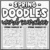 "Spring" Doodle Word Searches | Fun Challenge, Early Finis