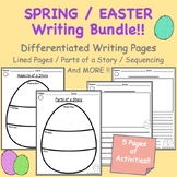 ** Spring / Easter Egg Writing Template Bundle ! **