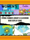 *Spring/Summer* | Library & Classroom Book Display Signs