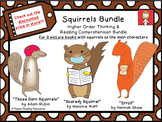 “Squirrels” Bundle - HOT reading tasks for 3 picture books