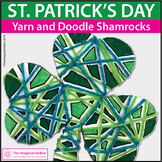 St. Patrick's Day Craft, Shamrock Doodle Art Activity, Fun