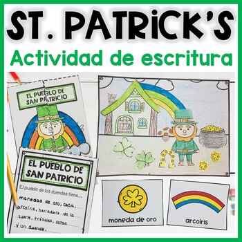Preview of San Patricio| St Patrick's Day Writing Craft in Spanish